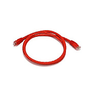 Monoprice Cat6 Bare Copper Ethernet Cable- Red 3ft (2376)