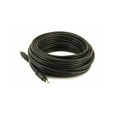 Monoprice Stereo M To Stereo M Cable 25ft - Black (5581)