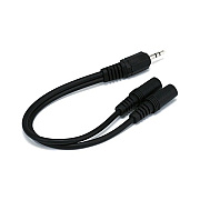 Monoprice Stereo Plug/two Stereo Jack Cable 6in (667)