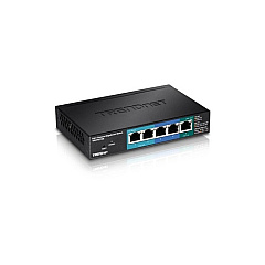 Trendnet 5-port Gigabit Poe+ Powered Edgesmart Switch With Poe Pass Through (15w) (TPEP521ES)