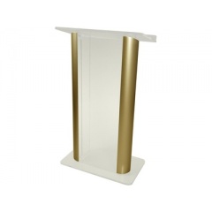 Amplivox Sound Systems Frosted Contemporary Alumacrylic Lectern (SN308018)