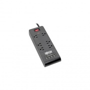 Tripp Lite Surge Protector 6-outlets 4 Usb 6ft Cord (TLP664USBB)