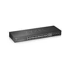 Zyxel Gs1920-24v2 - Hybrid Nebulaflex 24 Port Gbe L2 Advanced Web Managed Switch + 4 Gbe Combo Gbe/sfp (28 Total Ports) (GS192024V2)