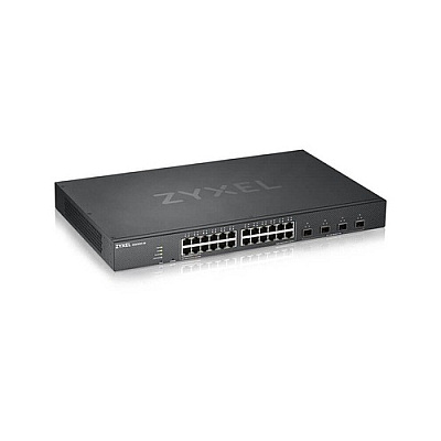 Zyxel Xgs1930-28 - Hybrid Nebulaflex 24 Port Gbe L2 Web Managed Switch + 4 Sfp+ 10g Fiber Ports (28 Total Ports) (XGS193028)