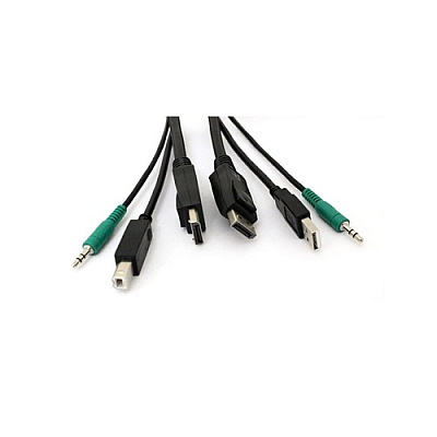 Smartavi 6 Ft Kvm Usb Displayport Cable With Audi (CCDPMMKVM06)