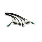 Smartavi 6 Ft Kvm Usb Dual Link Dvi Cable With Au (CCDVMMKVM06)
