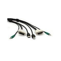 Smartavi 6 Ft Kvm Usb Dual Link Dvi Cable With Au (CCDVMMKVM06)