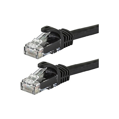 Monoprice Cat5e 24awg Utp D Cable_ 14ft Black (11246)