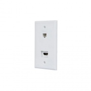 Monoprice Recessed Hdmi Wall Plate (12094)