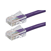 Monoprice Cat6 Utp Patch Cable_ 1ft Purple (13240)