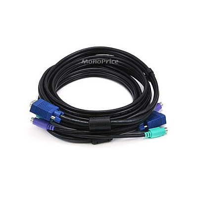 Monoprice Cablessvga Ps/2 M/m10ft (black) (151)