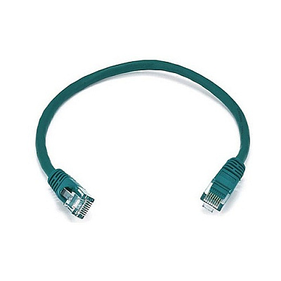 Monoprice Cat5e 24awg Utp Patch Cable_ 1ft Green (2126)