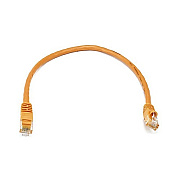 Monoprice Cat5e 24awg Utp Patch Cable_ 1ft Orange (2130)