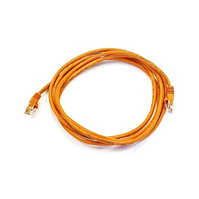 Monoprice Cat5e 24awg Cable_ 7ft Orange (2143)