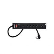 Monoprice 6 Outlet Metal Surge Protector (27856)