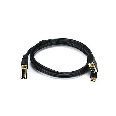 Monoprice Vga & Usb A To M1-d (p&d) Cable 6ft (3036)