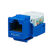 Monoprice Cat5e Rj-45 Toolless Keystone Blue (313)