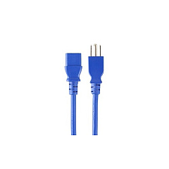 Monoprice 2ft 18awg Blue Power Cord Cable (33560)