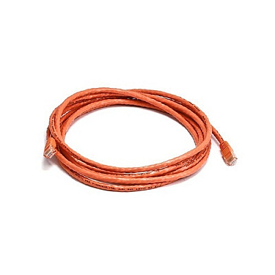 Monoprice Cat5e 24awg Cable_ 10ft Orange (3388)