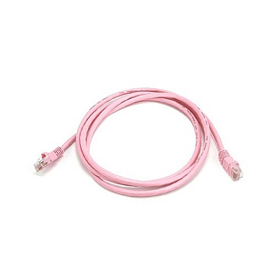 Monoprice Cat5e 24awg Utp Patch Cable_ 5ft Pink (3712)