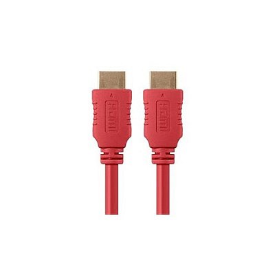 Monoprice High Speed Hdmi Cable_ 3ft Red (4021)