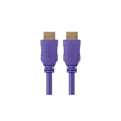 Monoprice High Speed Hdmi Cable_ 3ft Purple (4022)