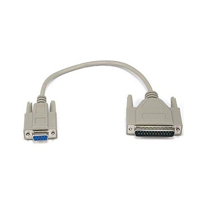 Monoprice At Modem Db9f/db25m Molded Cable 1ft (460)