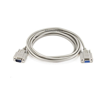 Monoprice Null Modem Db9 M/f Molded Cable 10ft (476)