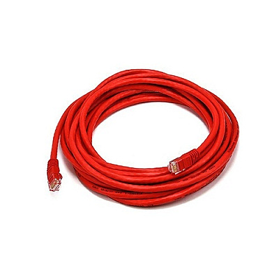 Monoprice Cat5e Patch Cable_ 20ft Red (4990)