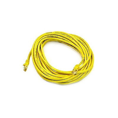 Monoprice Cat5e Patch Cable_ 30ft Yellow (5000)