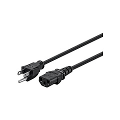Monoprice Power Cord Cable W/ 3 Conductor 2ft (5283)