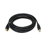 Monoprice Usb 2 A M/b M 28/24awg Cable 15ft (5440)