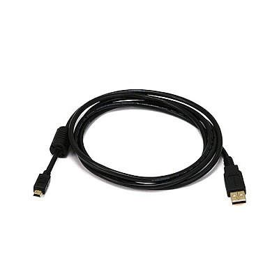 Monoprice Usb 2.0 A Male To Mini-b 5pin Male 3ft (5447)