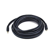 Monoprice Stereo M To Stereo F Ext Cable 15ft-blk (5589)