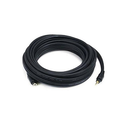 Monoprice Stereo M To Stereo F Ext Cable 20ft-blk (5590)