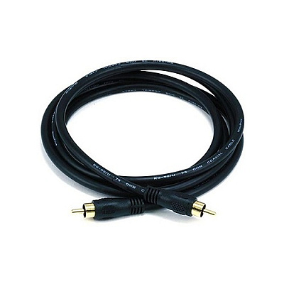 Monoprice Coaxial Audio/video Rca Cable M/m 6ft (619)