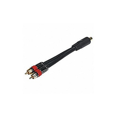 Monoprice Rca F To 2-rca M Digital Coax 6in (6261)
