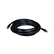 Monoprice Rg6 75ohm_coax W F Type 15ft - Black (6314)