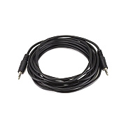 Monoprice Stereo Plug/plug M/m Cable - Black 12ft (645)