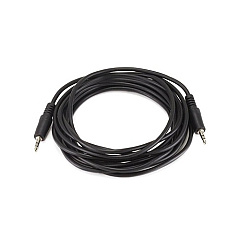 Monoprice Stereo Plug/plug M/m Cable - Black 12ft (645)