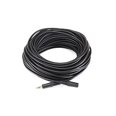 Monoprice Stereo Plug M/f Cable - Black 75ft (652)
