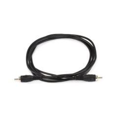Monoprice Rca Plug/plug M/m Cable - Black 6ft (653)