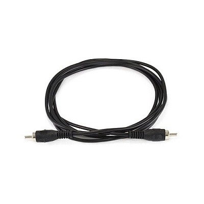 Monoprice Rca Plug/plug M/m Cable - Black 6ft (653)