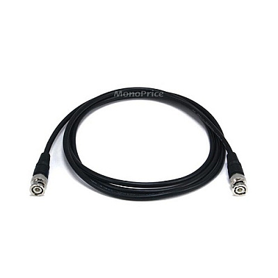 Monoprice Rg/58 Au 48% Braid - Black 6ft (6923)