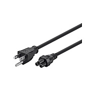 Monoprice Grounded Ac Power Cord_ 3ft Black (7687)