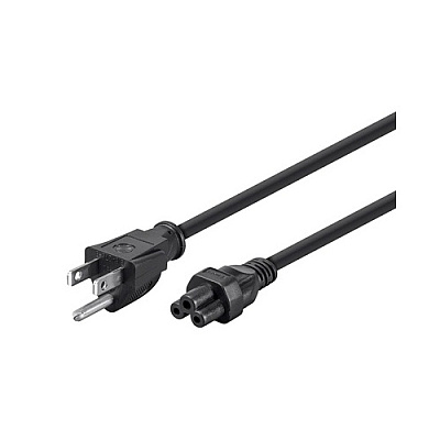 Monoprice Grounded Ac Power Cord 18awg_ 6ft Black (7688)