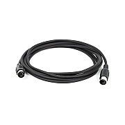 Monoprice Midi With 5 Pin Din Plugs - Black 10ft (8533)