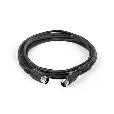 Monoprice Midi Cable With 5 Pin Din Plugs - Black (8534)