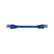 Monoprice Cat6a 24awg Stp Cable_ 6-inch Blue (8600)