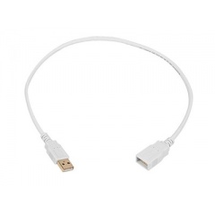 Monoprice Usb 2.0 A M To A F Cable 1.5ft - White (8604)